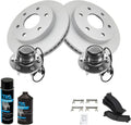 TRQ Front Brake Pad & Rotor Kit Ceramic Premium G-Coated - Complete