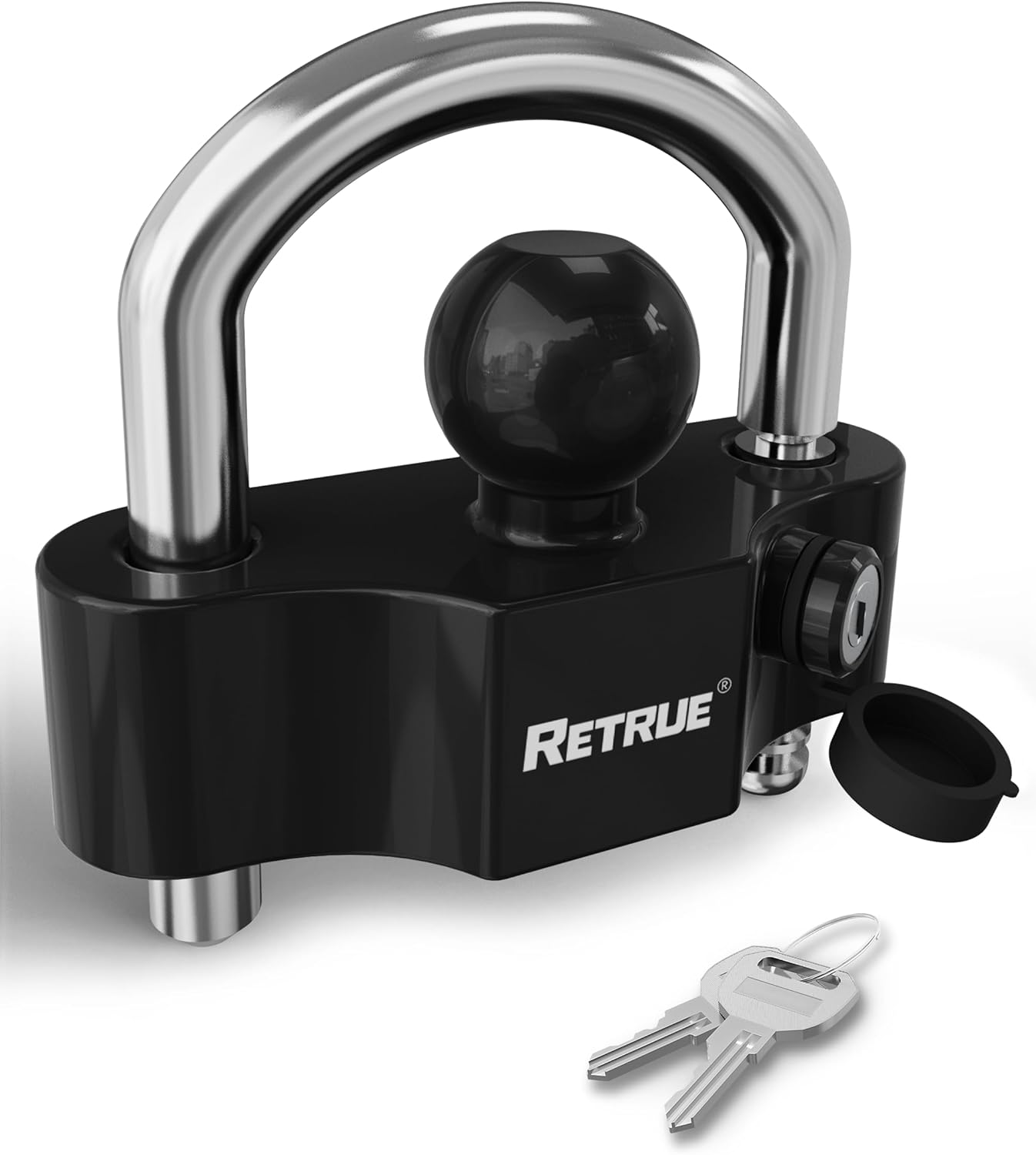 RETRUE Universal Coupler Lock for Trailer Hitch Security