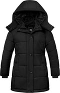 ZSHOW Girl's Winter Coats Hooded Puffer Jacket for Kids