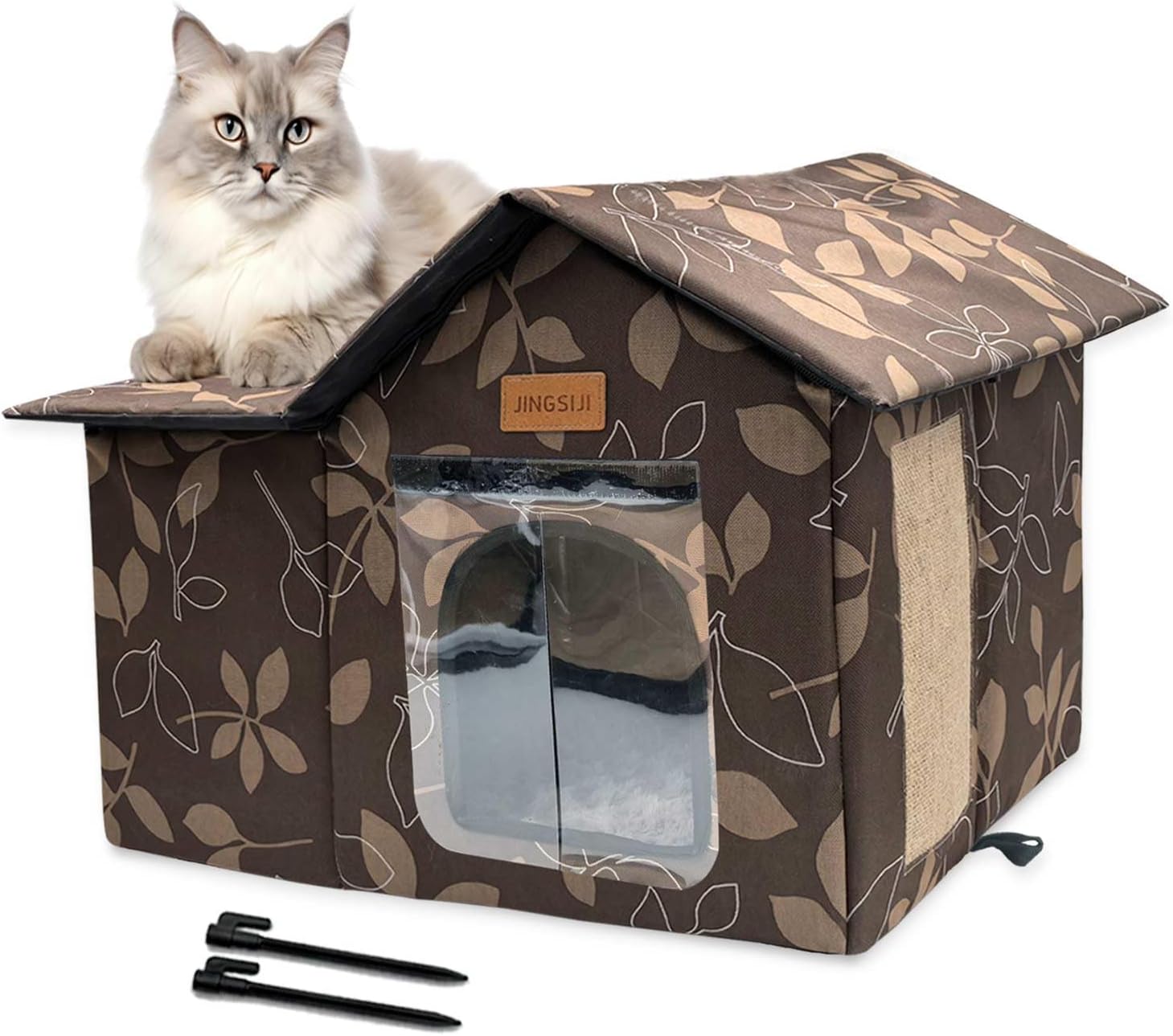 Outdoor Cat House for Indoor and Outdoor Use - Insulated Shelter