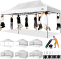COBIZI 10x20 Heavy Duty Pop up Canopy - All-Season Wind & Waterproof Gazebo