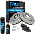 TRQ Front Brake Pad & Rotor Kit Compatible with 1997-02 Ford