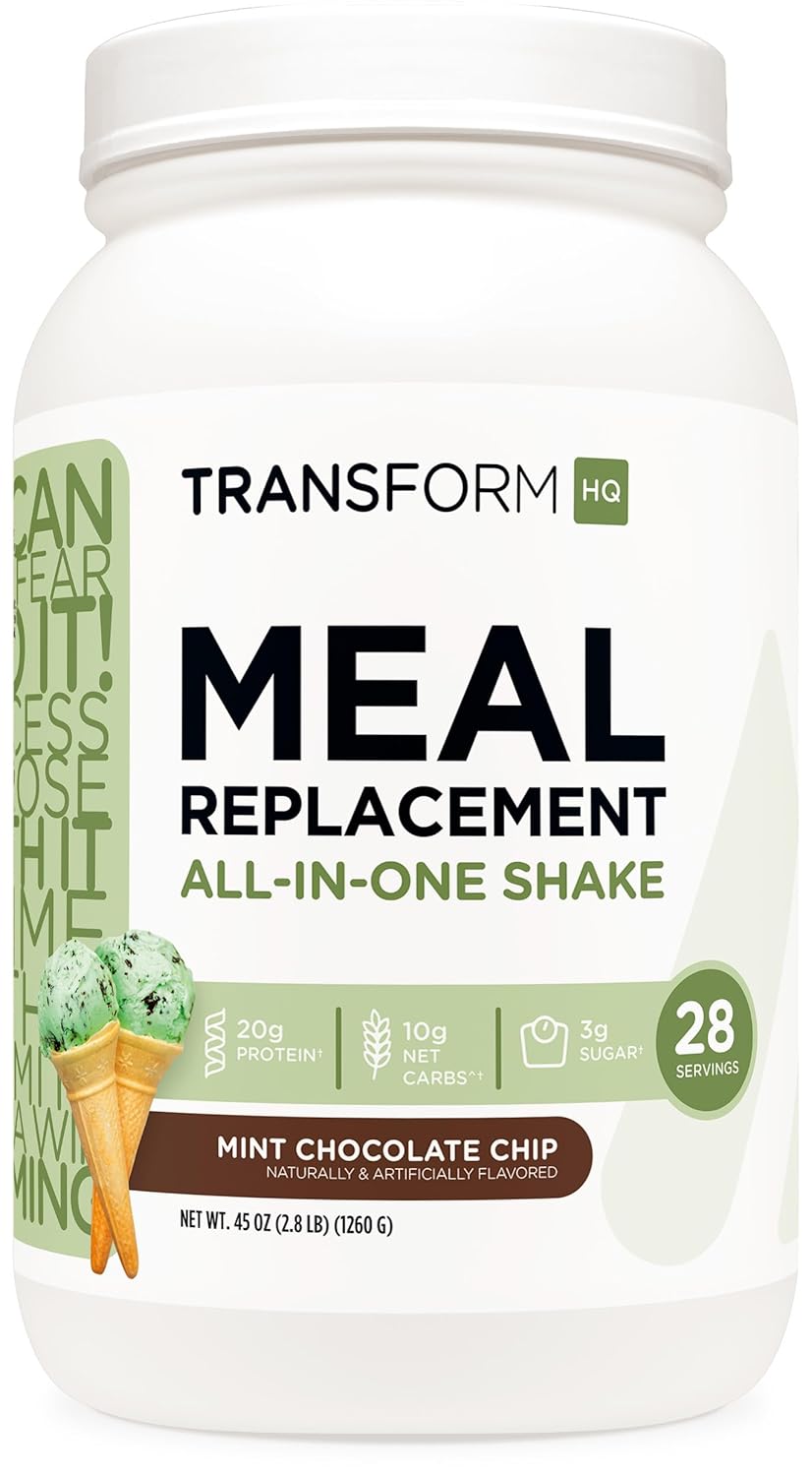 TransformHQ Meal Replacement Shake Powder - Mint Chocolate Chip