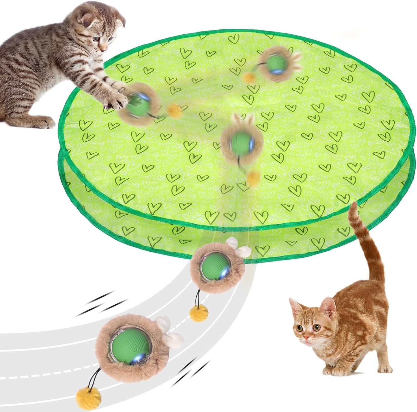 Interactive Rechargeable Cat Ball Toy: Endless Fun!
