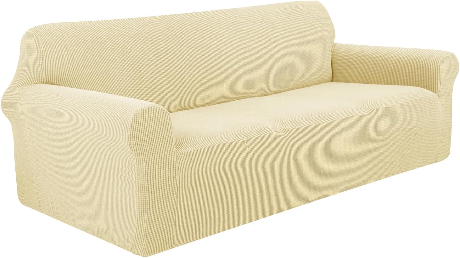U-NICE HOME Stretch Couch Cover for Oversized Sofa Protection