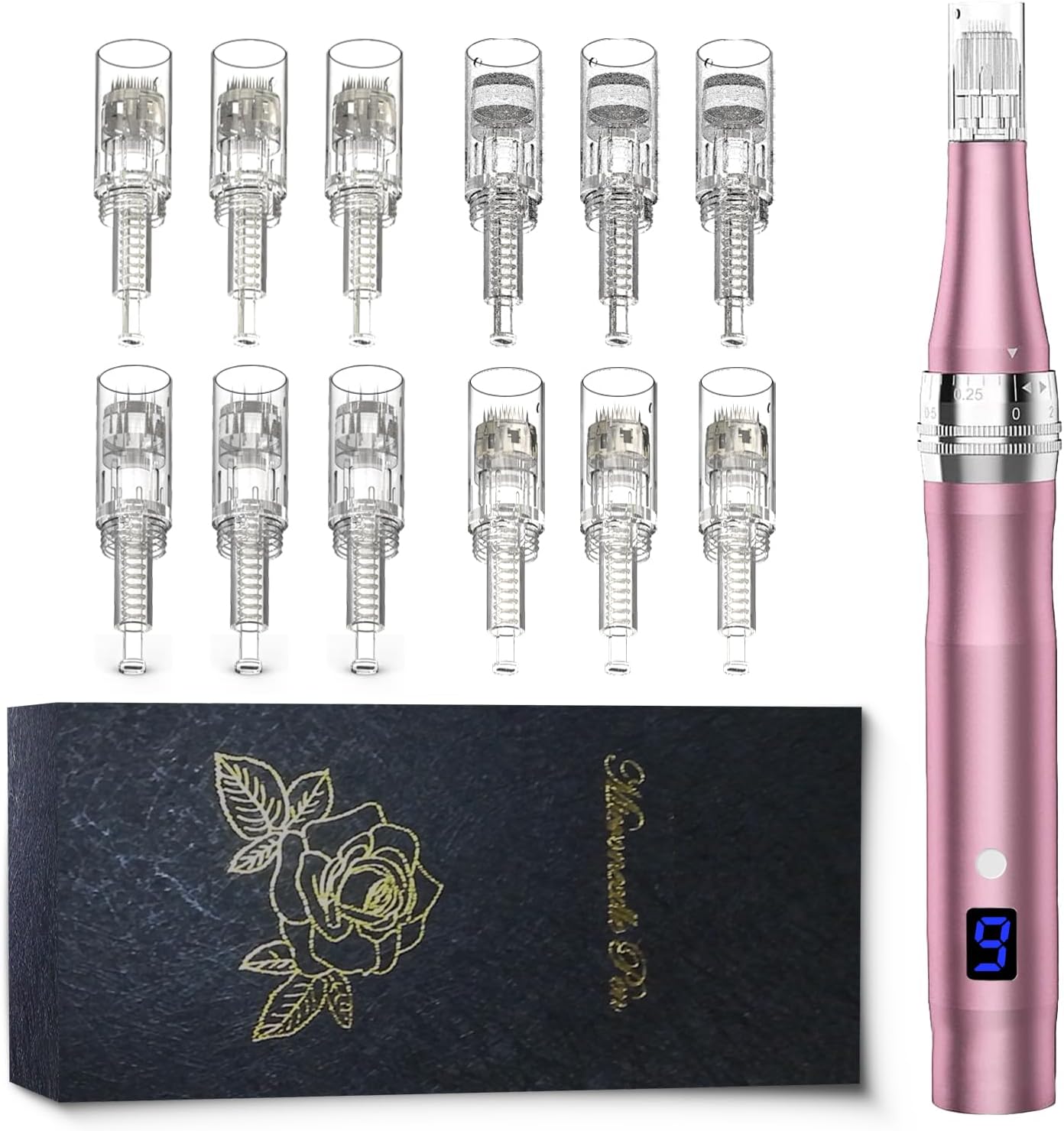 Beauty Device for Face and Skin with 12pcs Replacement Kit