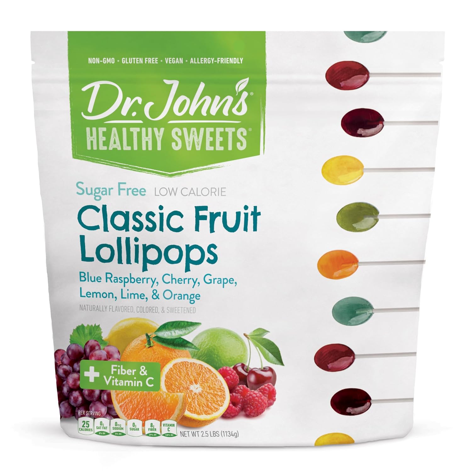 Dr. Johns Sugar Free Candy - Guilt-Free Lollipops for Everyone