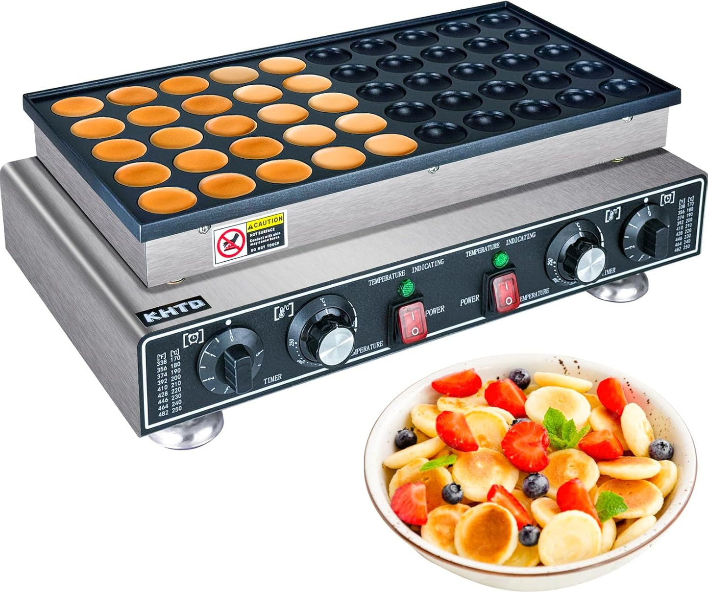 Mini Pancake Maker Machine for Perfect Dutch Pancakes Every Time