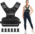Adjustable Weighted Vest for Women Men - 4 to 32 lb Progression