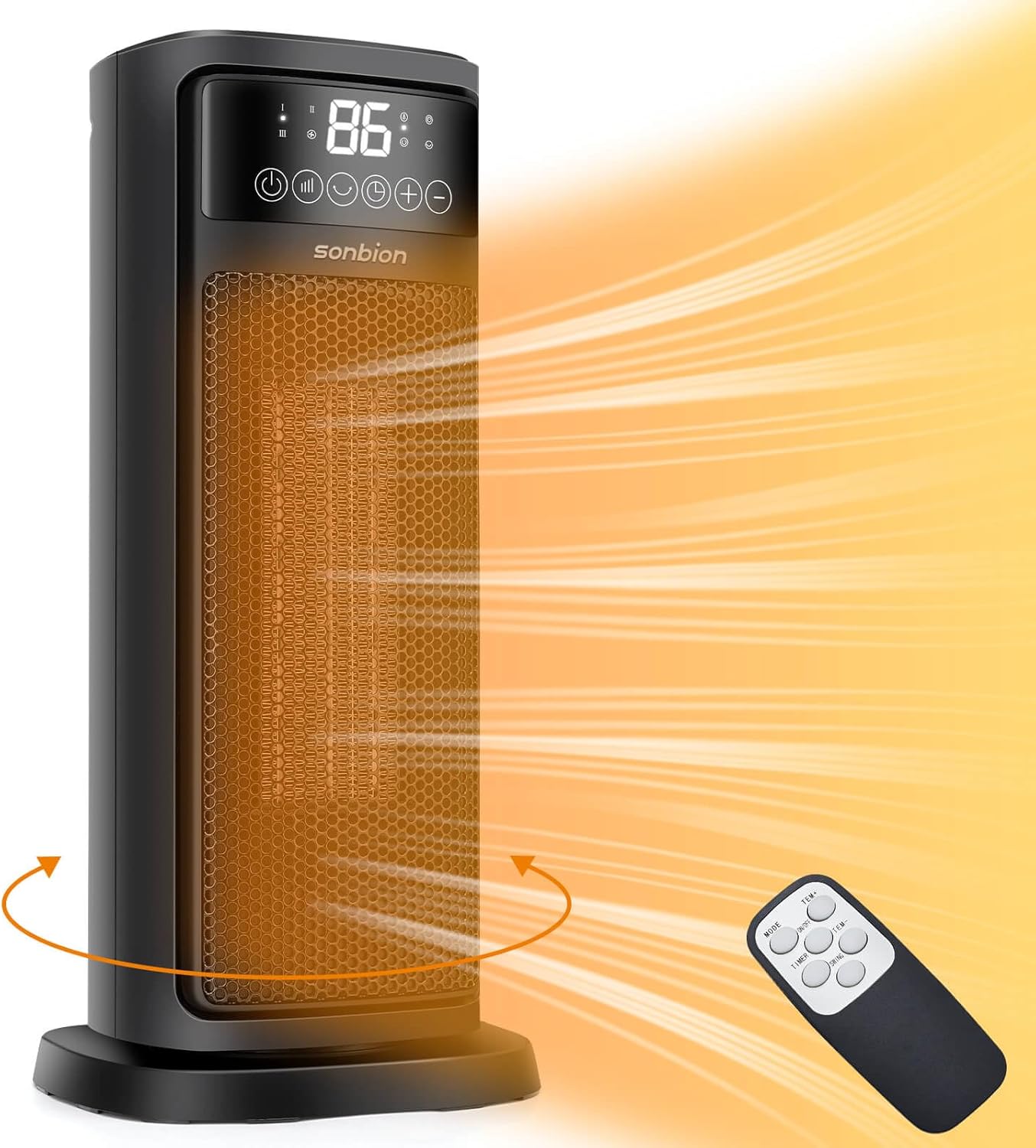 SONBION 1500W Space Heater - Fast & Safe Heating
