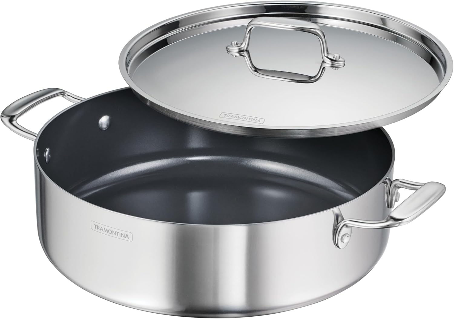 Tramontina Utsava Tri-Ply Clad 6.5-Quart Casserole Pan