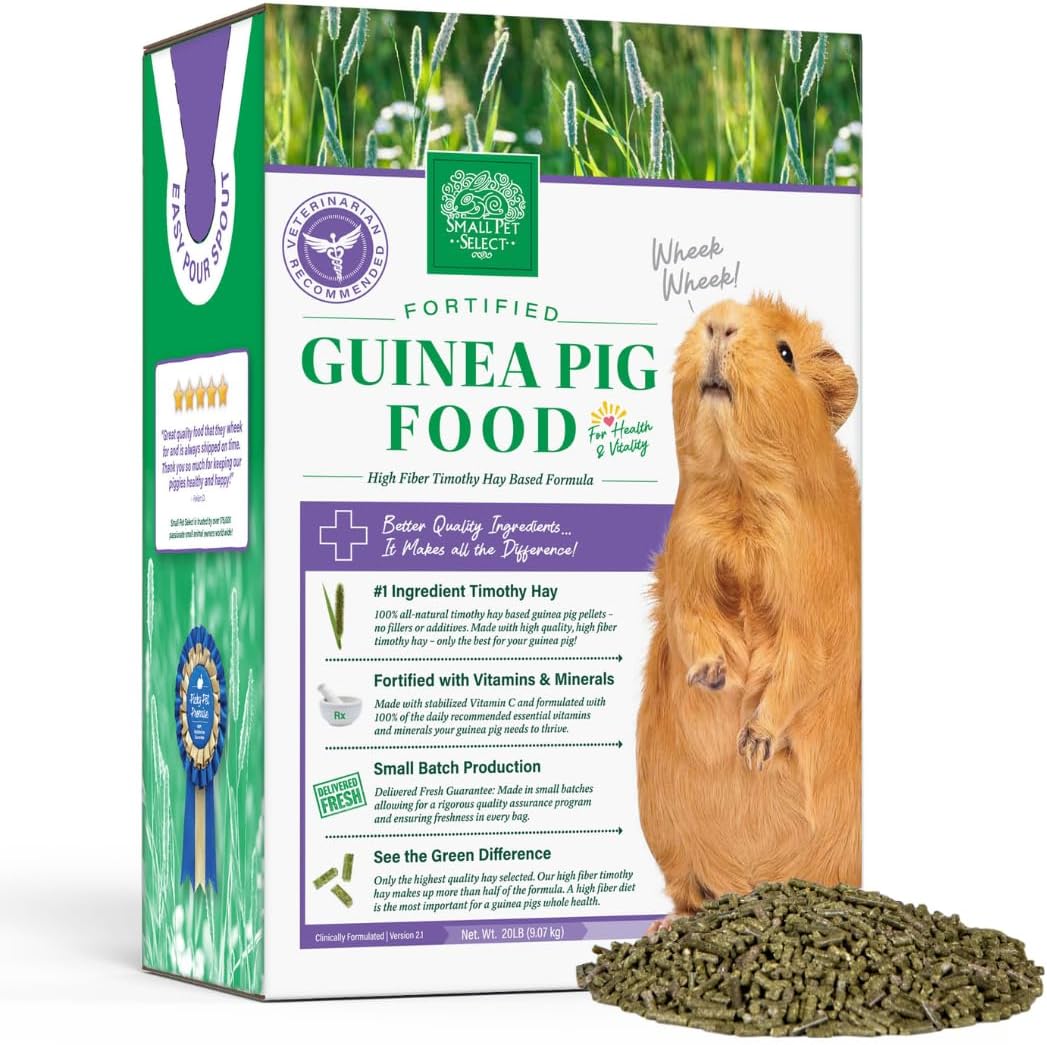 Small Pet Select Guinea Pig Food Pellets for Happy Pets
