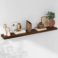 Axeman Floating Shelves 48 in Walnut - Solid Wood Floating Shelf