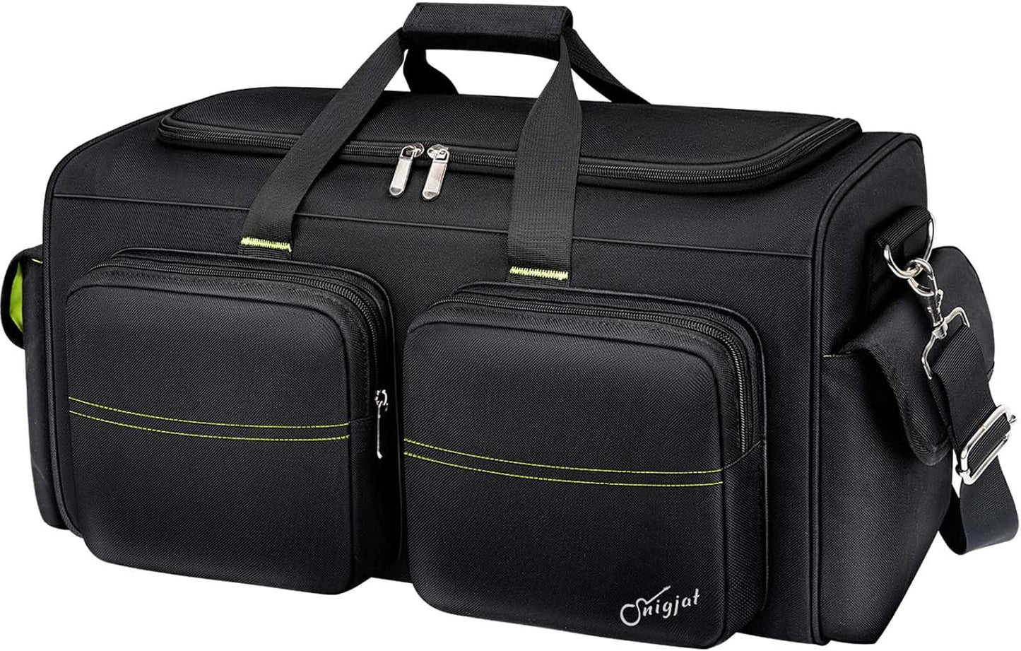 Large Capacity DJ Bag with Padded Strap for Musicians Gear