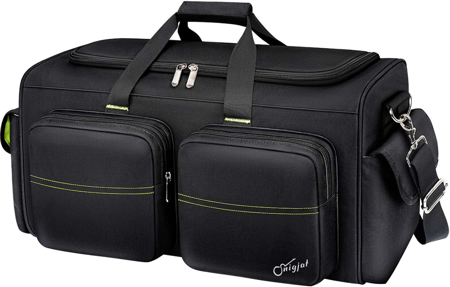 Large Capacity DJ Bag with Padded Strap for Musicians Gear