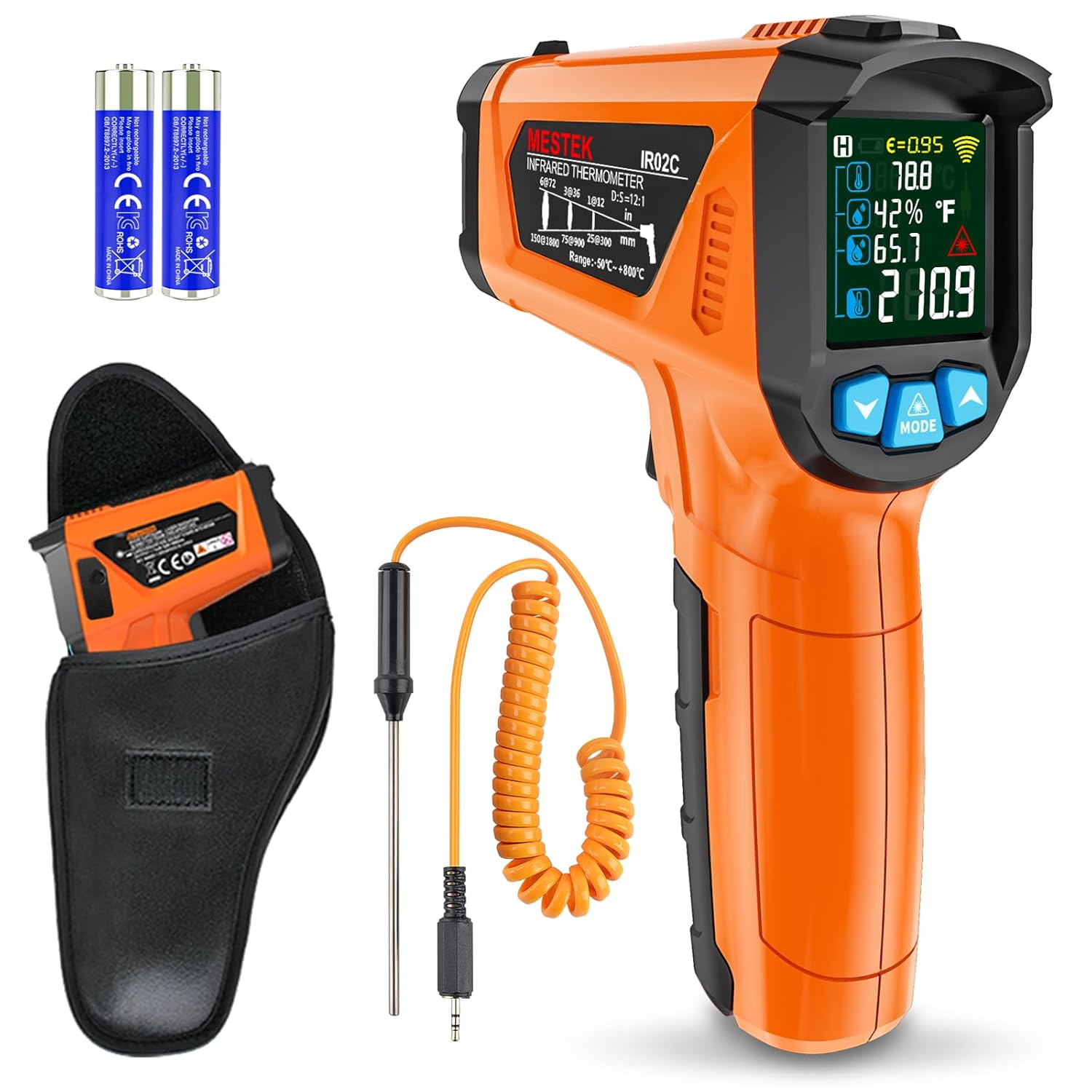 MESTEK Infrared Thermometer Gun for Accurate Temperature Readings
