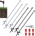 Ground Anchor Spiral Blade 30 in Heavy Duty Kit - Secure Outdoors
