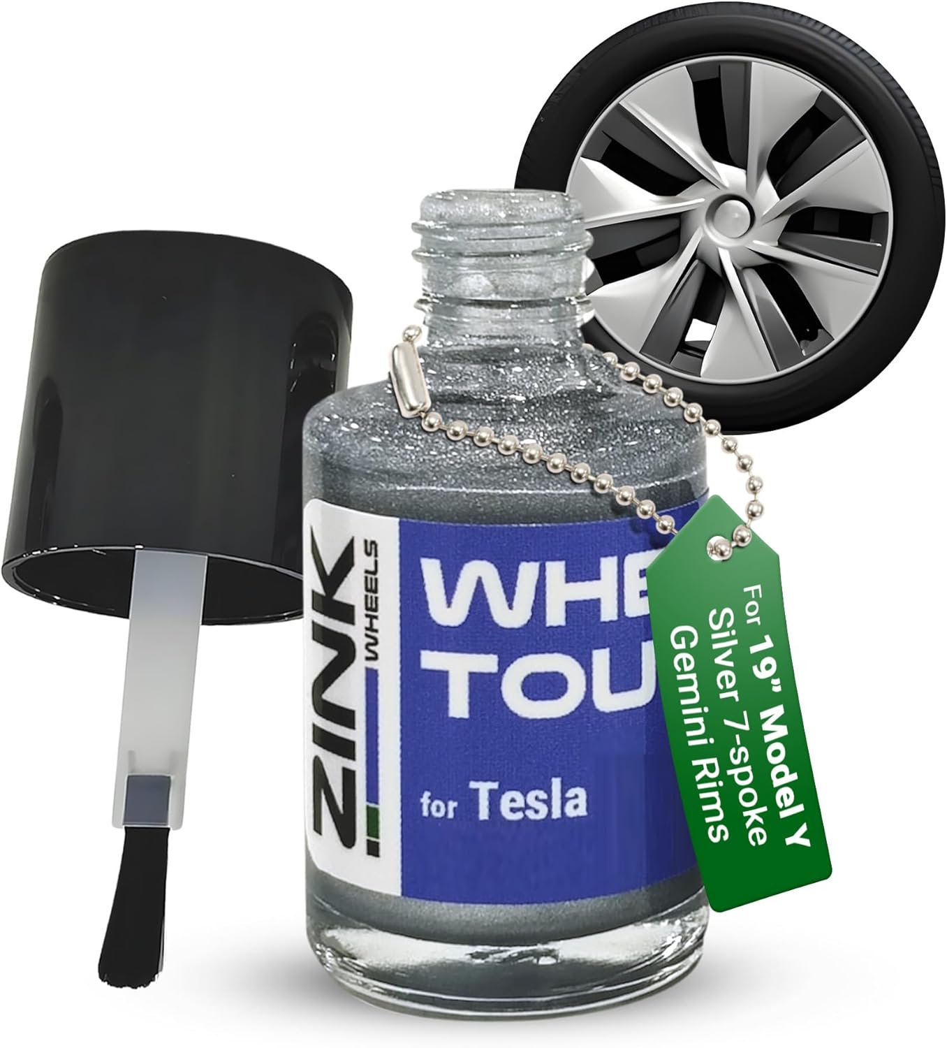 Premium Tesla Wheel Touch Up Paint for Model Y 19-inch Rims