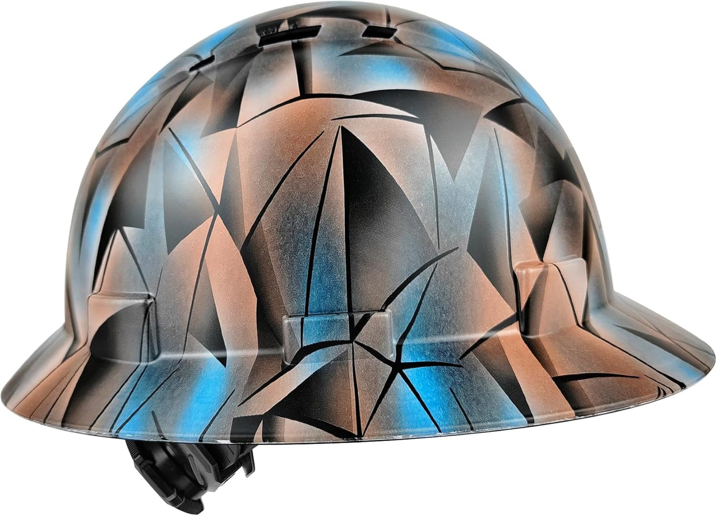 Full Brim Hard Hat - Durable Lightweight Carbon Fiber Safety Helmet