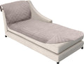 Sofa Shield Chaise Slip Cover with Patented Strap - Reversible