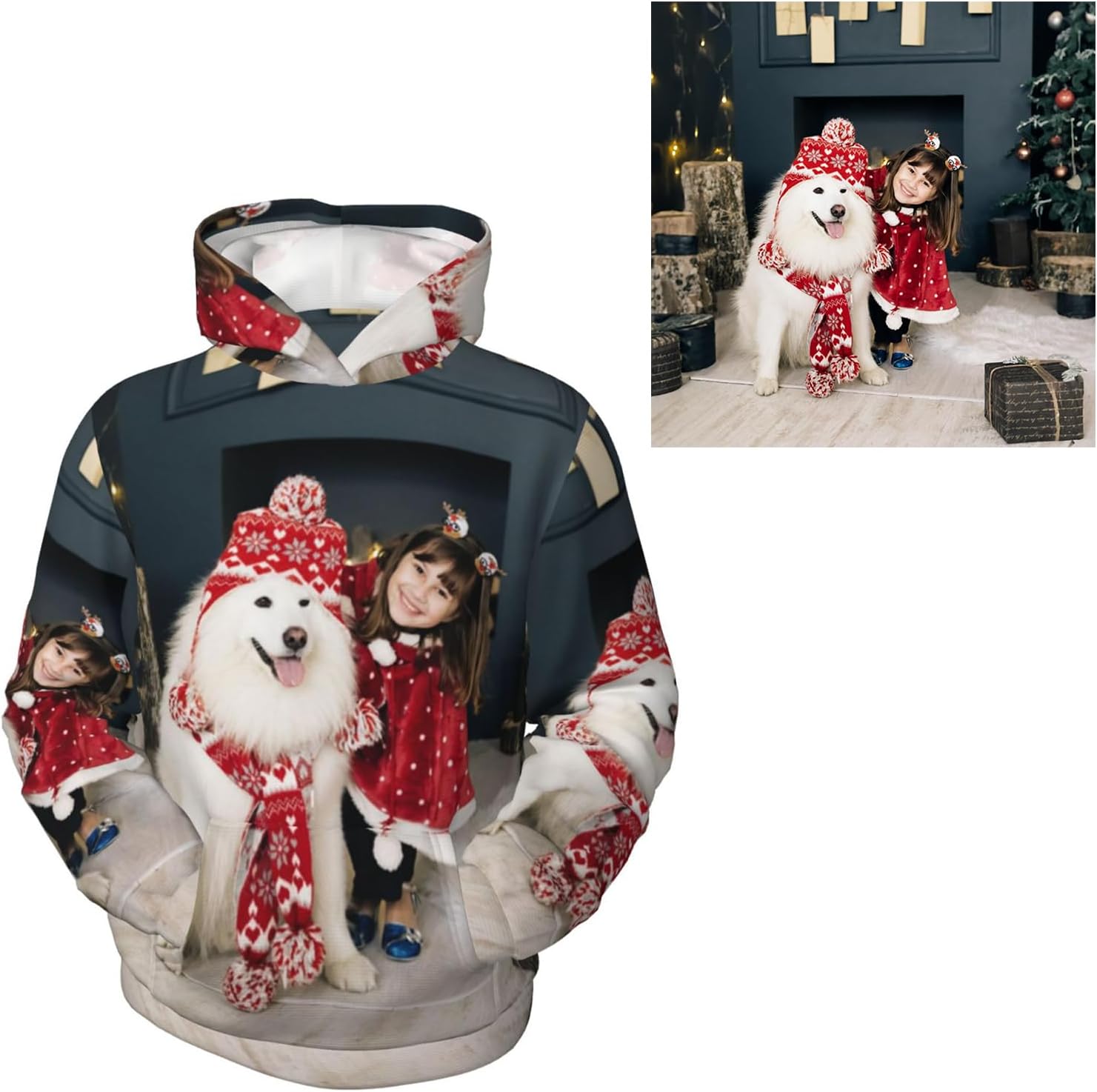 Customized Photo Text Hoodie - Autumn/Winter Must-Have!