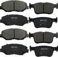 Front Rear Ceramic Brake Pads Compatible With 2016-2019 Honda Civic