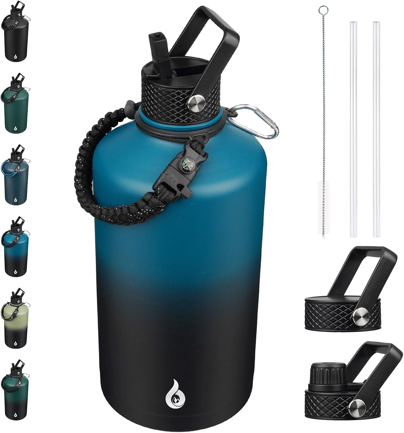 BJPKPK 1 Gallon Water Bottle with Straw Lid for All Occasions