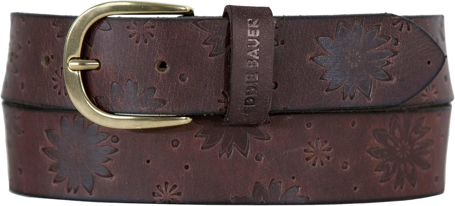 Eddie Bauer Women's Casual Leather Belts with Durable Buckle