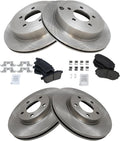 TRQ Front & Rear Ceramic Brake Pad & Rotor Kit for 07-09 Edge Lincoln