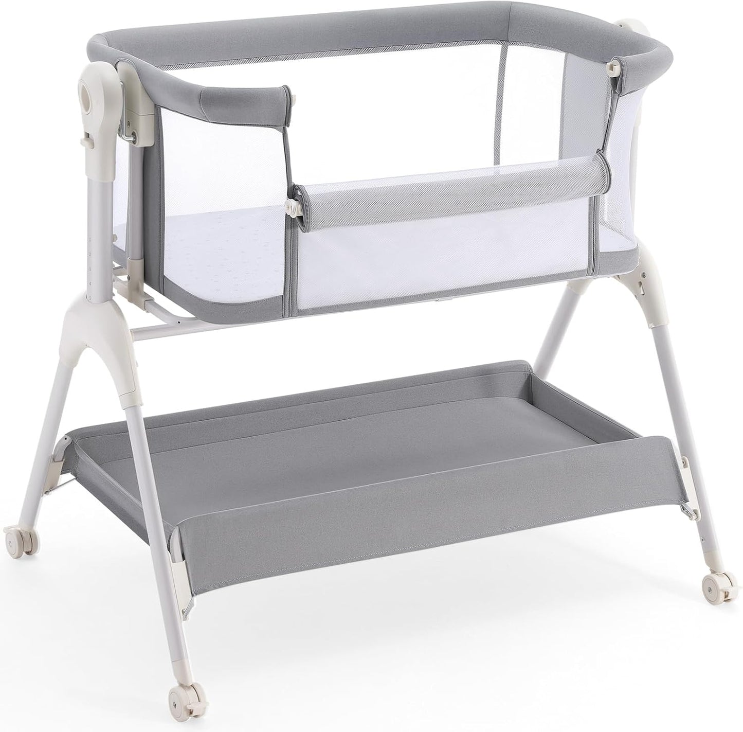 HARPPA Cuddly Baby Bassinet Bedside Sleeper with Rocking Feature