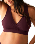 Kindred Bravely French Terry Nursing Bra - Soft, Pull-Aside Comfort