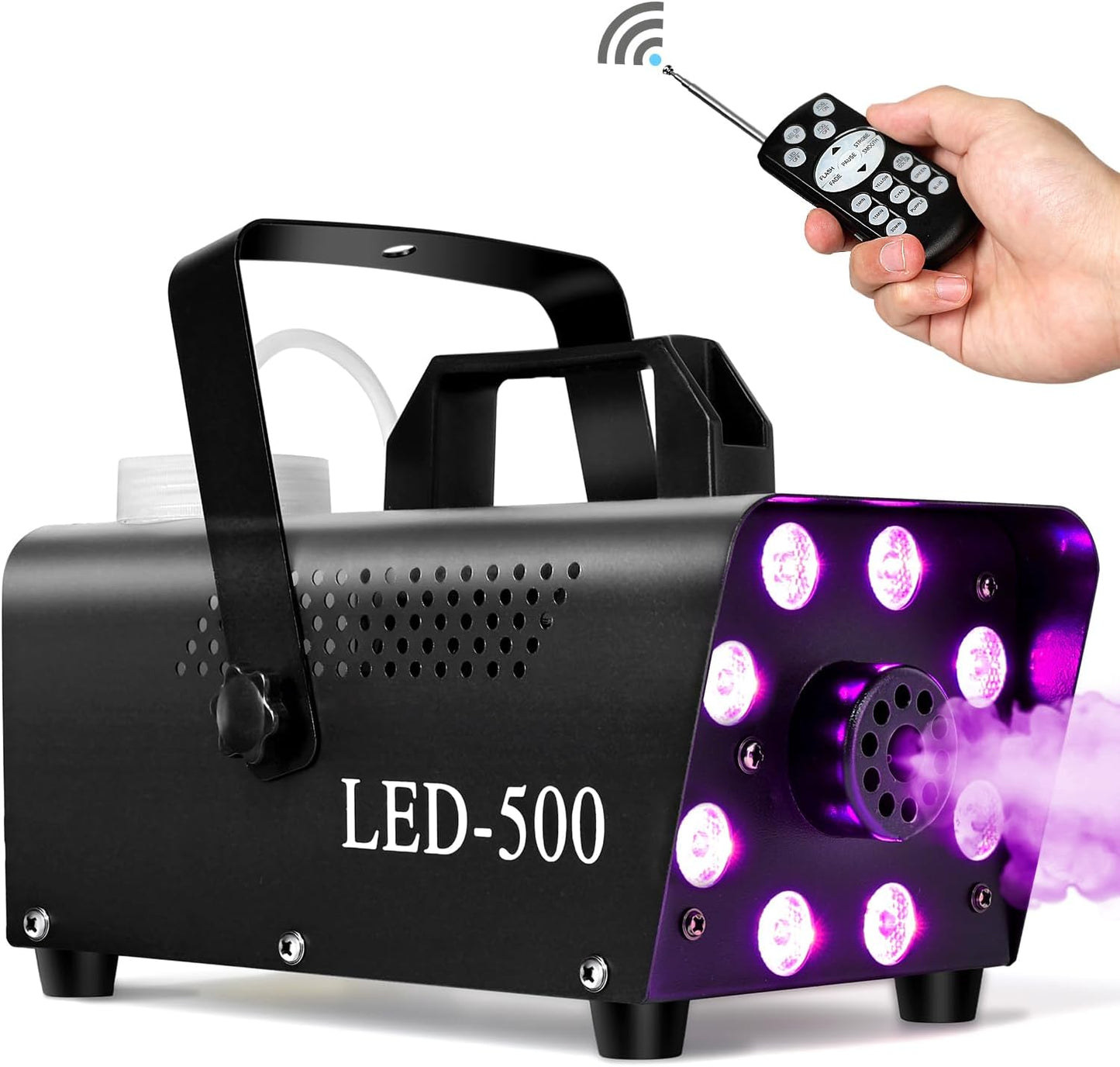 Upgraded Fog Machine for Halloween Parties with Lights and Effects
