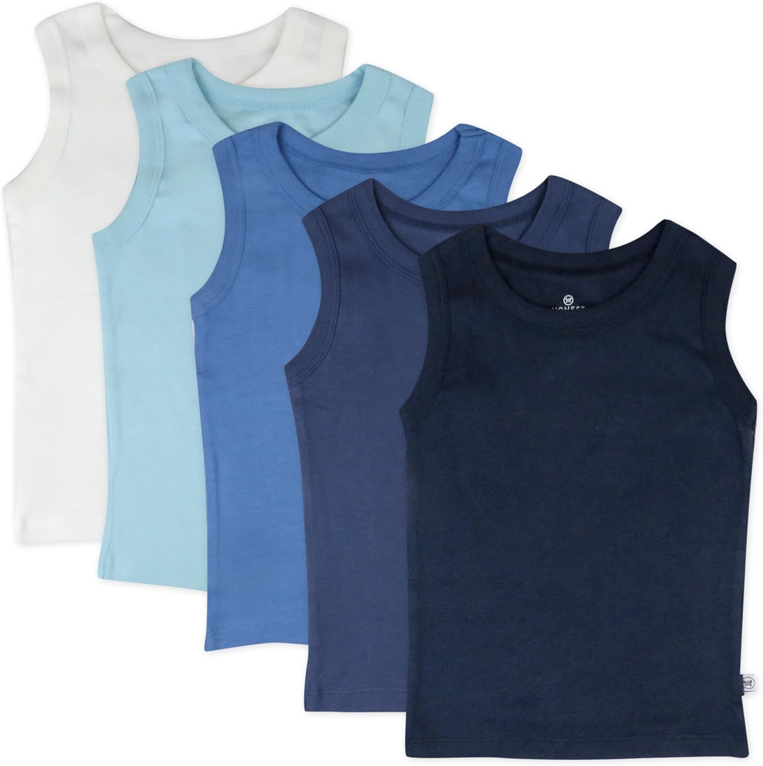 HonestBaby Unisex-Baby Sleeveless Muscle T-Shirts for Infants