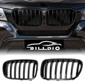 F25 Grille Black Kidney Grill Compatible With 2011-2013 X3 F25 - Gloss