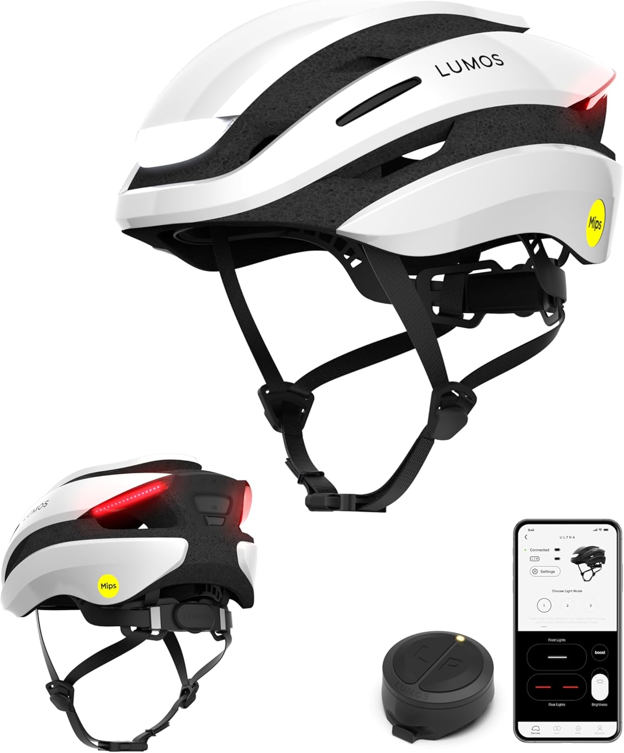 Lumos Ultra Smart Bike Helmet with LED Lights and Turn Signals