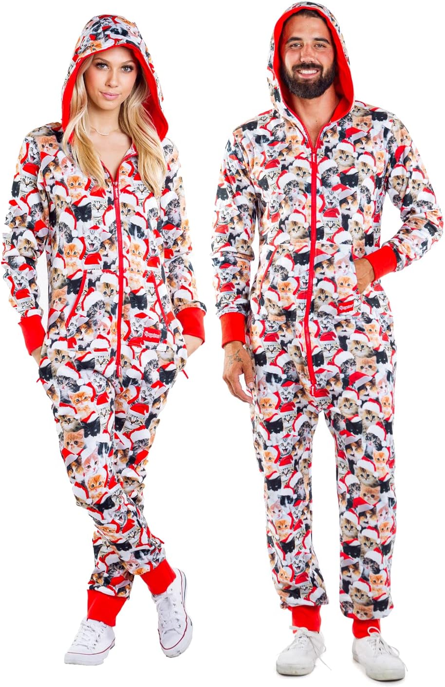 Tipsy Elves Christmas Onesies for Adults - Comfy Holiday Jumpsuits