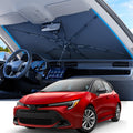 REEVAA 2025 Upgraded Car Windshield Sun Shade Umbrella - Keeps