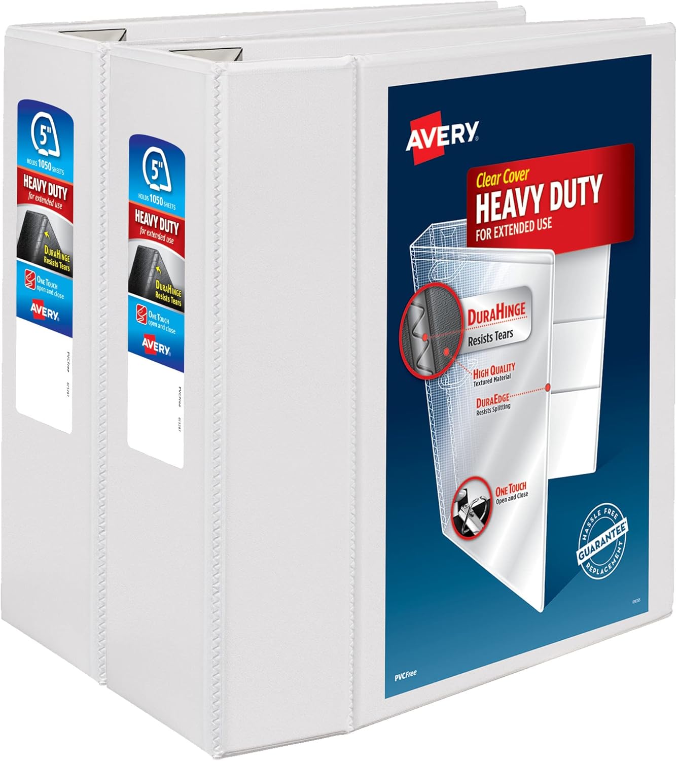 Avery Heavy-Duty View Binders with EZD Rings for Storage