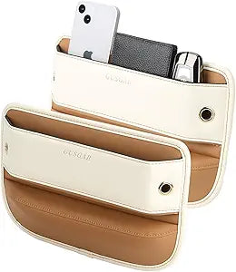 Premium Leather Car Seat Gap Filler Organizer for Your Vehicle