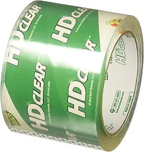 Duck Brand HD Clear Packing Tape for Secure Shipping and Storage