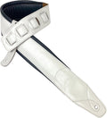 Walker & Williams C-22-WHT Aged White 3 in Premium Leather Guitar