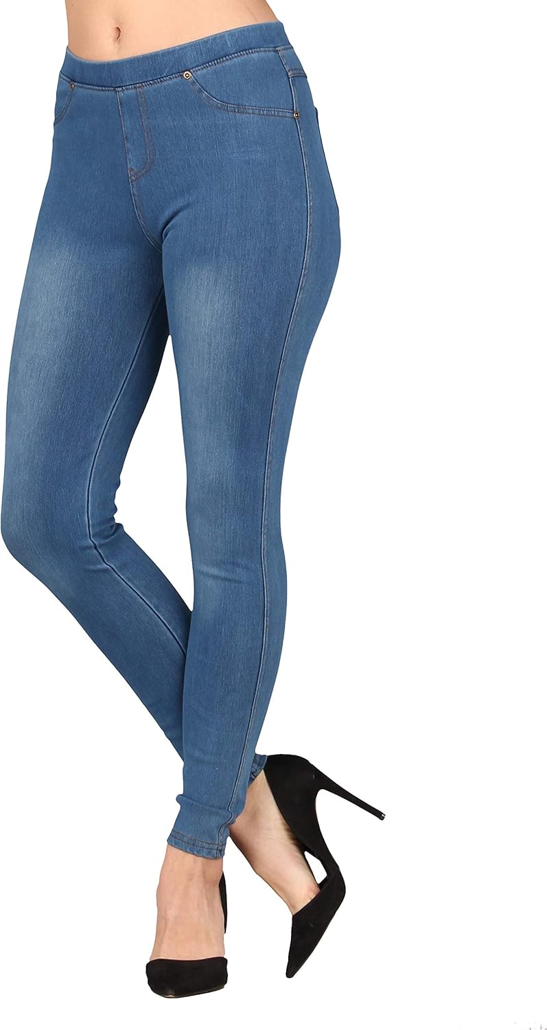 Lildy Women's Denim Jeggings: Stylish & Comfortable Fit