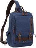 Canvas Cross Body Messenger Bag Sling - Durable Travel Companion