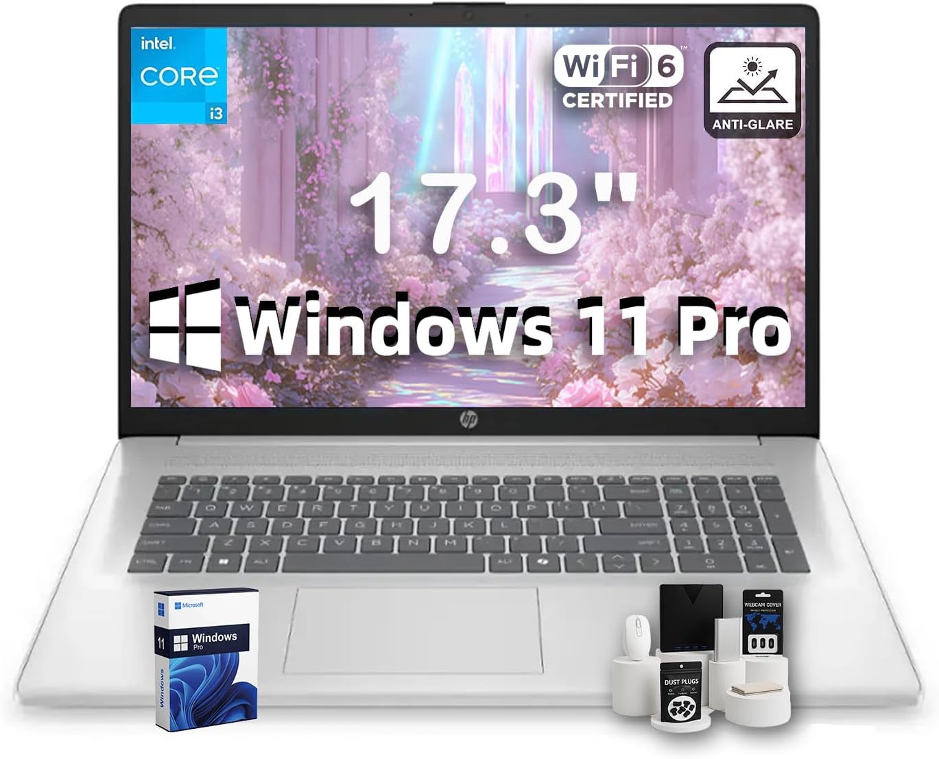 HP 17.3 Laptop for Business and Students with 32GB RAM