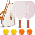 Pickleball Paddles Set of 2 USAPA Approved - Lightweight Widebody
