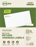 Avery EcoFriendly Recycled Return Address Labels - Durable, Recyclable