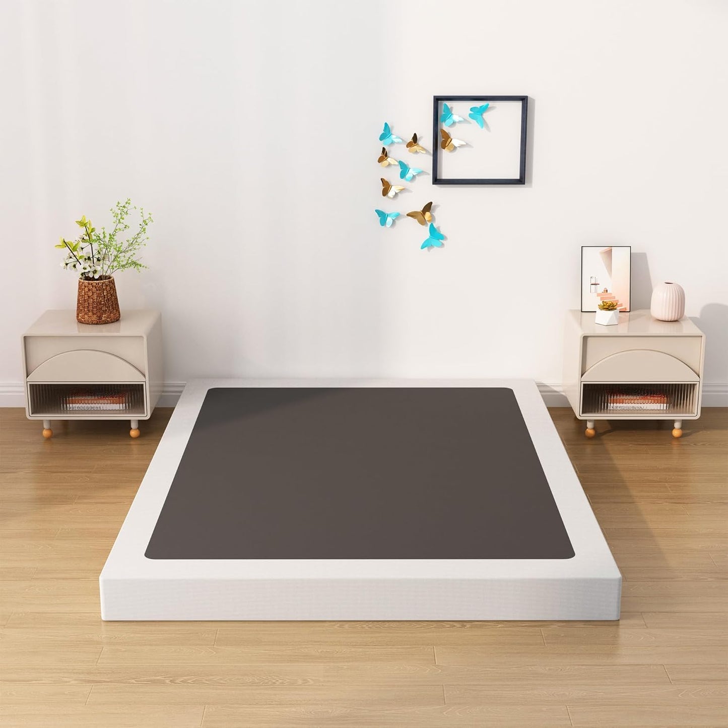 Low Profile 4 Inch Queen Box Spring for Mattress Foundation