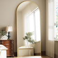 26x71 in Full Body Mirror - Large Arched Full Length Mirror with Stand