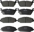 Front & Rear Ceramic Brake Pads Replacement for 2019-2023 Ram 1500