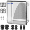 Waterproof Outdoor ABS Junction Box 11.8x11.8x7.1 in - IP67 Protection